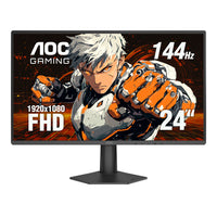 AOC - Moniteur de jeu 24" TFT FHD IPS 144 Hz - 24G50F-LCD TFT matrice active 23,8", rétroéclairage DEL, panneau IPS, rapport d’aspect 16:9