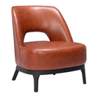 Zuo - Mistley Fauteuil d’appoint - Brun-Assemblage requis