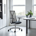 Zuo - Hasso Chaise de bureau - Noir-Supporte jusqu'à 285 lb