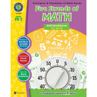 Livre numérique : Five Strands of Math, Drills Big Book (PDF, téléchargement pour 1 utilisateur), prématernelle à 2e année-Vous recevrez deux courriels : un confirmant toute la commande et l'autre avec un bouton Download Software (Télécharger le logiciel). Vous pouvez télécharger immédiatement ou revoir votre courriel pour télécharger plus tard.