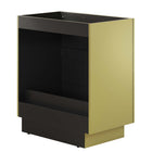 Modway - Quantum 30" Armoire de toilette de salle de bain (lavabo non inclus) - Or-MDF Construction