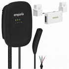 Emporia - Chargeur NACS/TESLA pour véhicules électriques de niveau 2 (48 A) câblé et ensemble de gestion de charge biphasée Vue 3 - Noir-Gestion de charge powersmart ajuste automatiquement le taux de recharge ev pour maintenir consommation électrique dans les limites du système tout en permettant somme des disjoncteurs dépasser capacité panneau