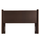 Modway - Rael Performance Velvet Tête de lit Queen, Marron chocolat-Assemblée requise
