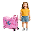 Bioworld - Valise porteur - Lilo et Stitch-Spacieuse et bien organisée : offre un large espace de rangement pour les vêtements, les jouets et les essentiels, permettant de tout garder soigneusement rangé pendant le voyage