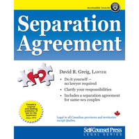 Self-Counsel Press - Accord de séparation [téléchargement]-Self-Counsel Press est la première source de livres de bricolage sur le droit et les petites entreprises. Nos livres, ebooks et kits de formulaires sont conçus pour vous aider à vous aider. Tous nos titres juridiques sont rédigés par des avocats qui exercent dans le domaine sur lequel ils écrivent. Nos livres d'affaires sont rédigés par des experts en la matière. Des gens qui ont « été là, ont fait ça » dans les entreprises sur lesquelles ils écrive