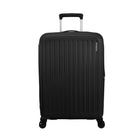 American Tourister - 23 po Rejoy Spinner Moyen - noir réel-Les roues jumelées Spinner facilitent la navigation dans les allées étroites des avions, ainsi que sur une variété de surfaces