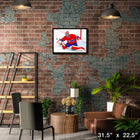 Carey Price Montreal Canadiens Blocker Save sur toile - Toile encadree - 31" x 22"-Sous licence officielle de la LNH et de l'AJLNH