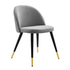 Modway - Cordial Chaises de salle à manger Ensemble de 2 - Gris clair-Assemblée requise