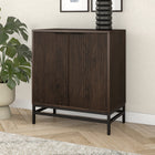 Hudson&Canal - Meuble d'appoint Montello de 71 cm de largeur, , brun aulne-Dimensions du produit : 15,5" L x 28" l x 32" H