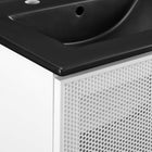 Modway - Calla 24" perforé Métal Vanette de salle de bain - Noir Blanc-8