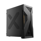 ASUS - Ordinateur de bureau T500MVC-SSI53050-CB - Intel Core i5-13420H - SSD 1 To - RAM 32 Go - Windows 11 Famille - Gris Éclipse Solaire-Éclairage jaune doux du panneau avant