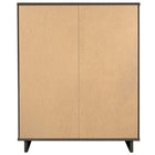 Manhattan Comfort - Granville commode et chiffonnier modernes - gris foncé - ensemble de 2-Garantie limitée du fabricant de 30 jours
