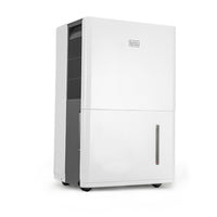 BLACK+DECKER - Déshumidificateur de 370 pi² pour grands espaces-Haute efficacité : ce déshumidificateur avec tuyau de vidange extrait jusqu'à 30 pintes d'eau par 24 heures. Réduit l'humidité dans les zones jusqu'à 3000 pieds carrés.