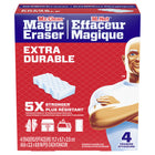M. Net - Effaceur magique très durable - Tampons de nettoyage avec Durafoam - paquet de 4-L’Effaceur magique M. Net très durable est 4 fois plus résistant grâce à la performance de nettoyage DURAFOAM par rapport à l’eau de Javel en vaporisateur la plus utilisée