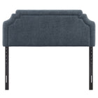 Modway - Magnolia Tissu rembourré Tête de lit Queen size - Bleu ardoise-Positions de montage ajustables