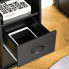 HOMCOM - Bureau d'ordinateur avec plateau clavier - 47,2 po L x 21,7 po l x 33,5 po H - noir-Entretien facile grâce à des surfaces qui se nettoient d’un simple coup de chiffon