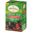 Twinings - Thé vert Grenade, framboise et fraise - Paquet de 20-Infusez pendant deux minutes pour obtenir la tasse de thé vert parfaite