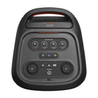 JBL - PartyBox Stage 320 - Enceinte de Soirée Portable à Roulettes-Faites-la rouler jusqu’à la fête grâce aux larges roulettes robustes et à la poignée facile à saisir qui se déploie verticalement lorsque vous en avez besoin et vers le bas pour la ranger.