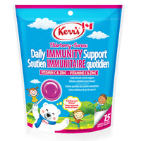 Kerr's - Pastilles pour enfants soutien Immunitaire quotidien-Fabriqué au Canada