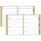 AT-A-GLANCE - Agenda hebdomadaire/mensuel 2027 - 8 ½ po H x 6 po l - Badge Geo - format moyen - bilingue-13 mois de planification hebdomadaire/mensuelle