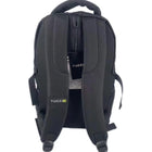 Tucci Italy - Sac à dos SCOUT - Moyen - Noir-Poches latérales doubles en maille – Parfaites pour les bouteilles d’eau ou les parapluies