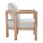 Zuo - Leto Fauteuil avec accoudoirs - Gris-Garantie limitée de 3 ans