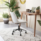 Zuo - Byron Chaise de bureau - Blanc-Dimensions: 23,6 po L x 21,7 po L x 35,2 po H