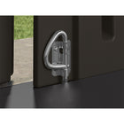 Suncast - Remise de rangement Everett 6 pi x 5 pi - Taupe foncé-Le plancher en résine renforcée supporte des charges plus lourdes.