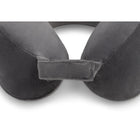 Bugatti - Oreiller de Voyage Ergonomique - Gris-Sangle Velcro réglable pour un ajustement personnalisé
