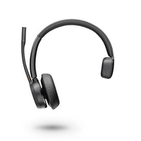 HP - Casque USB-A Poly Voyager 4310 certifié Microsoft Teams + dongle BT700-Conversez en toute simplicité grâce à une portée sans fil Bluetooth allant jusqu'à 50 mètres grâce à l'adaptateur USB BT700 inclus.