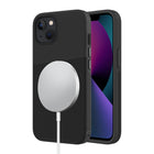 AXS - PROTech coque anti-choc avec bordures surelevees et une durabilite militaire pour Apple iPhone 13, Noir-Resistant aux chocs