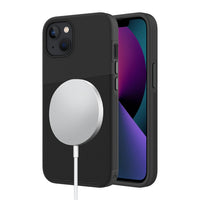 AXS - PROTech coque anti-choc avec bordures surelevees et une durabilite militaire pour Apple iPhone 13, Noir-Resistant aux chocs