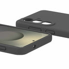 Avana - Étui Velvet avec aimants pour Samsung Galaxy S26, Gris Cendre-Protection de l'écran et du compartiment de la caméra