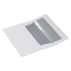 JAM Paper Enveloppes d'invitation A7 doublées d'aluminium - 5,25 x 7,25 po - Blanc avec feuille d'argent - paquet de 50-Quantité : 50/paquet, Mail pour impressionner