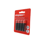 Staples Tech - AA Alcaline Batterie, Paquet de 4-Type De Pile: Alcaline Batterie