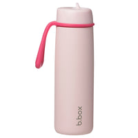 b.box - Bouteille isotherme à couvercle rabattable - 690 ml - Rose Paradis-L'isolation triple couche maintient les boissons fraîches jusqu'à 44 heures