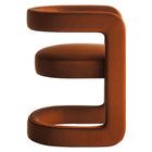 Modway - Winslow Tonneau Performance Velvet Chaise à manger - Rouille-7
