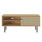 Modway - Cambria 47 po Meuble TV, Chêne-Capsules de pied non marquées