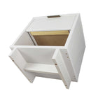Manhattan Comfort - Table de nuit moderne Granville 18,11" à 1 tiroir - Blanc-10