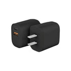 Evry - Chargeur mural 20 W USB-A et USB-C - Noir-6