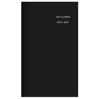 AT-A-GLANCE - Agenda scolaire de poche hebdomadaire 2026-2027 - 6 1/16 po H x 3 5/8 po l - assorties - bilingue-12 mois : juillet 2026 - juin 2027