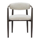 Zuo - Midori Chaise de salle à manger - Blanc-Tissu conçu pour l’extérieur