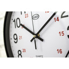 Geo - horloge mural 12/24, noire-4