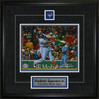 Vladimir Guerrero Jr. 8x10 with Pin and Plate Toronto Blue Jays Swing-H - Impression encadree - 16" x 20"-Qualité supérieure - 8x10 framed