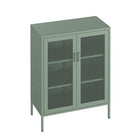 Manhattan Comfort - Amelia 31,5 po Buffet Moderne d’Appoint - Vert-15,7 po L x 31,5 po l x 40 po H