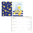 Letts - Agenda Académique Hebdomadaire D’Août À Juillet - 8 1/4 po H x 5 7/8 po l - Motif Agrumes - Multilingue-12 mois, d’août à juillet