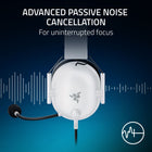 Razer - Blackshark V2 X Playstation Casque - Blanc-Un confort et une concentration absolus: Conçu pour les longues parties de jeu, ce casque gaming ultra-confortable pour Xbox ou PS5 peut être porté toute la journée et permet de jouer à des compétitions sans distraction