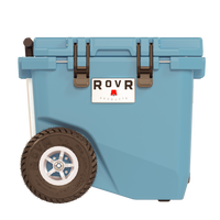 RovR - RollR 45 Glacière rigide à roulettes pintes avec poignée télescopique - Pacifique sud-Les pneus gonflables tout-terrain RollR 9'' glissent sans effort sur le sable, la terre et l’herbe durs