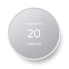 [PRÉVENTE] Google Nest Thermostat - neige-Écran à cristaux liquides QVGA IPS 2,4 pouces (240 x 320 pixels) avec film d'amélioration de la luminosité numérique et lentille en verre miroir