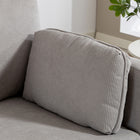 HOMCOM - Canapé 55 po pour deux personnes avec coussins - gris-Couleur : Gris 